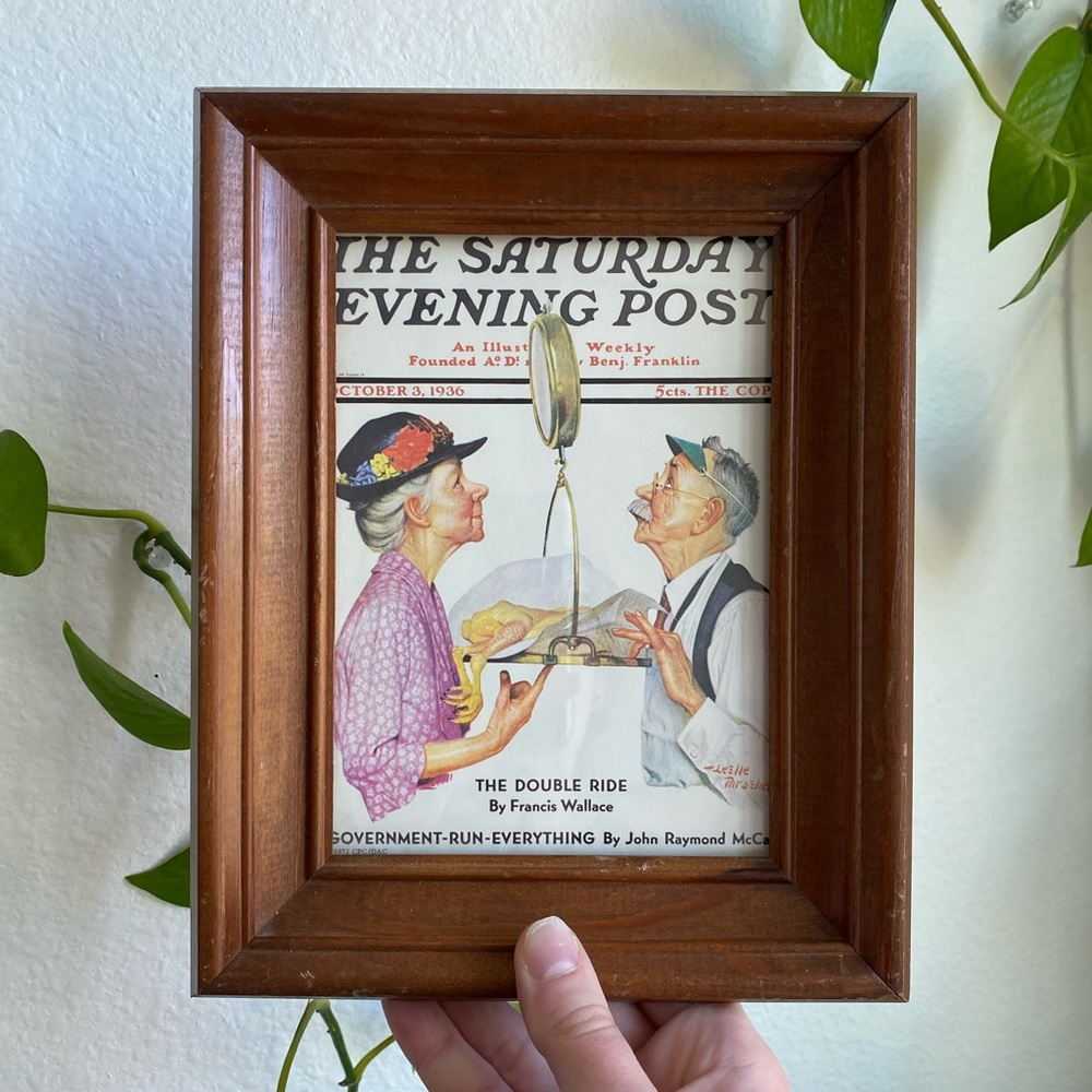 1972 The Saturday Evening Post Tipping the Scales